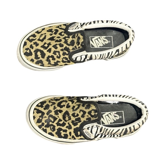 Vans Animal Print Slip-On Shoes - Picture 3 of 4